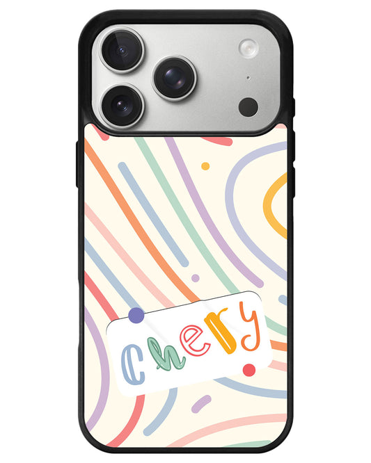 iPhone Avant-Gloss Grip Case - Doodle Monogram 2.0