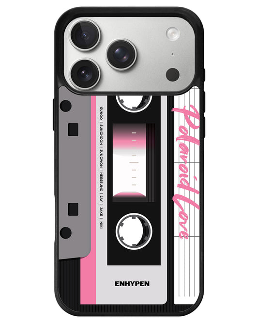 iPhone Avant-Gloss Grip Case - Enhypen Cassette