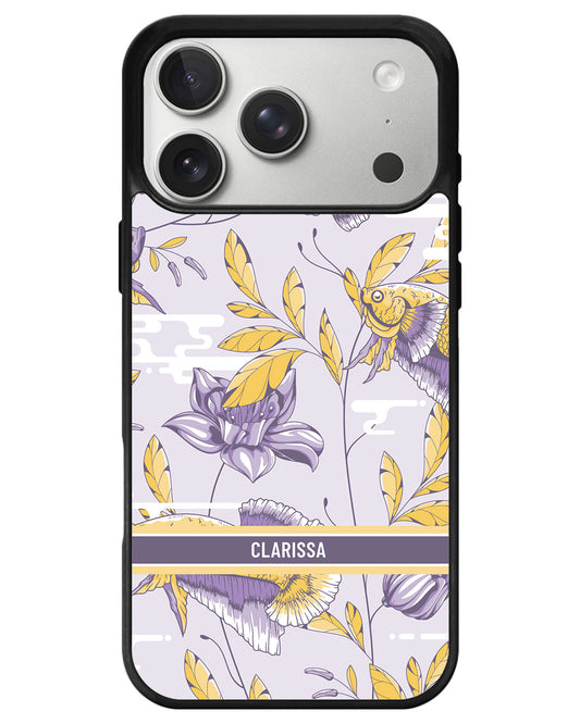 iPhone Avant-Gloss Grip Case - Fish & Floral 5.0
