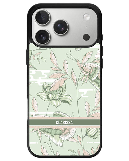 iPhone Avant-Gloss Grip Case - Fish & Floral 6.0