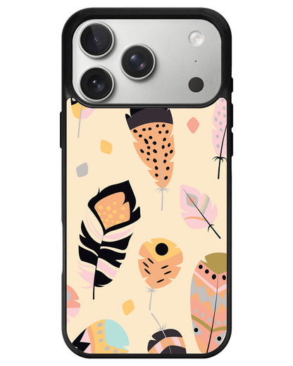 iPhone Avant-Gloss Grip Case - Feathers