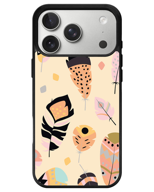 iPhone Avant-Gloss Grip Case - Feathers