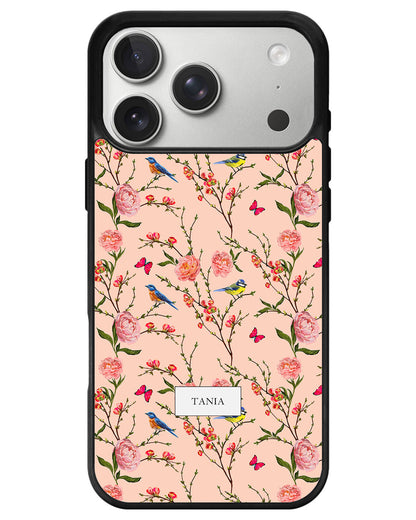 iPhone Avant-Gloss Grip Case - Flora Gardenia