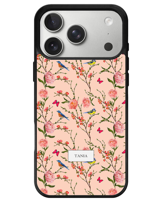 iPhone Avant-Gloss Grip Case - Flora Gardenia