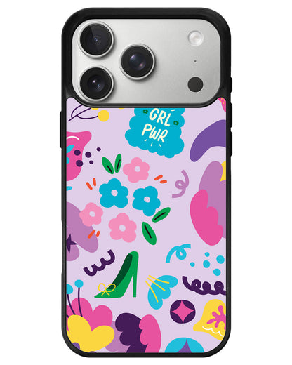 iPhone Avant-Gloss Grip Case - Girl Power 1.0