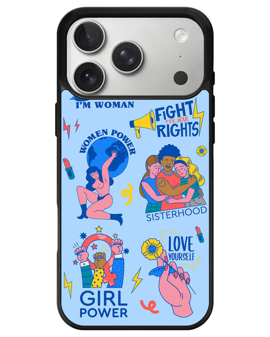 iPhone Avant-Gloss Grip Case - Girl Power 2.0