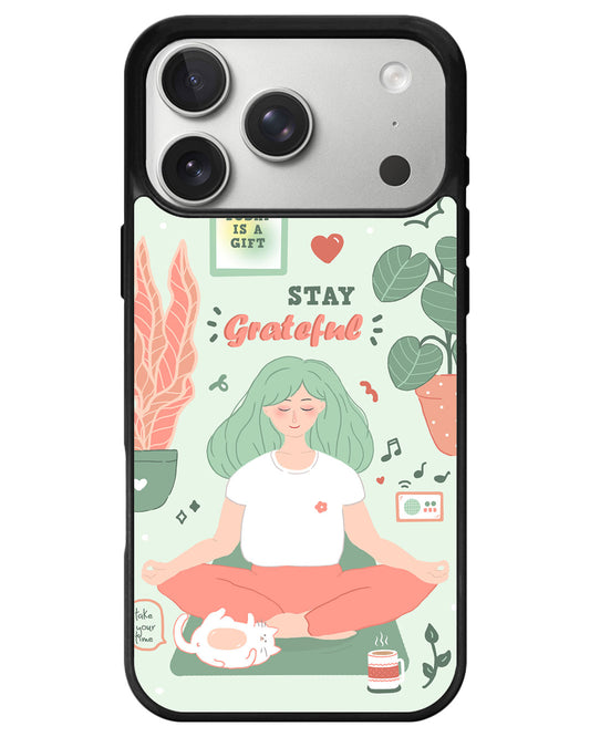 iPhone Avant-Gloss Grip Case - Grateful