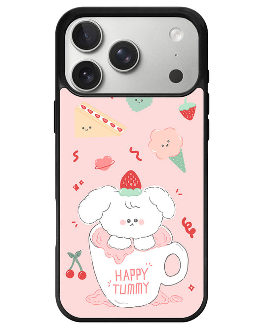 iPhone Avant-Gloss Grip Case - Happy Tummy