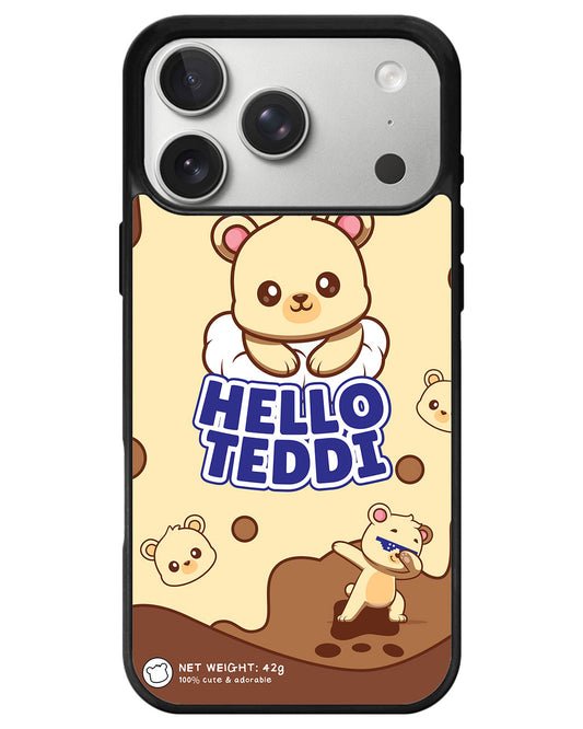 iPhone Avant-Gloss Grip Case - Hello Teddy 1.0