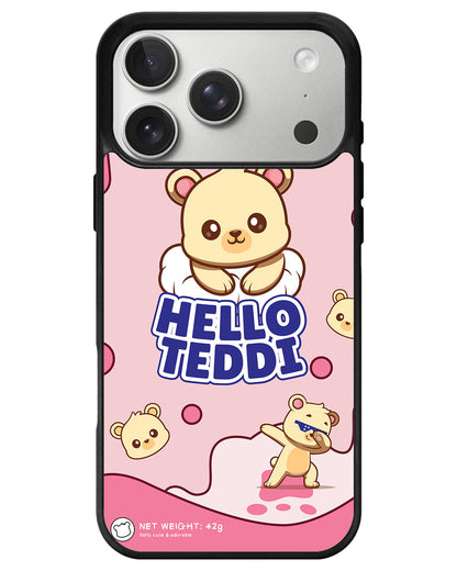 iPhone Avant-Gloss Grip Case - Hello Teddy 2.0