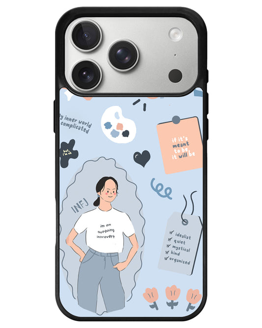 iPhone Avant-Gloss Grip Case - INFJ