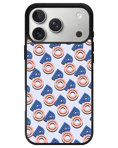 iPhone Avant-Gloss Grip Case - Initial Monogram 1.0