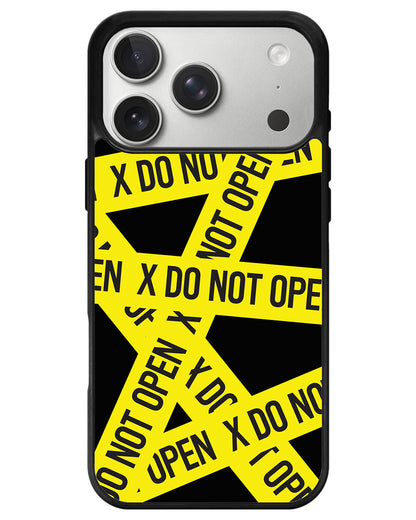 iPhone Avant-Gloss Grip Case - Do Not Open 2.0