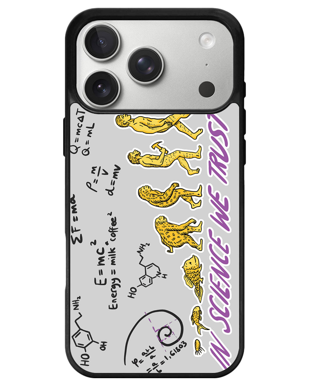 iPhone Avant-Gloss Grip Case - Science 1.0