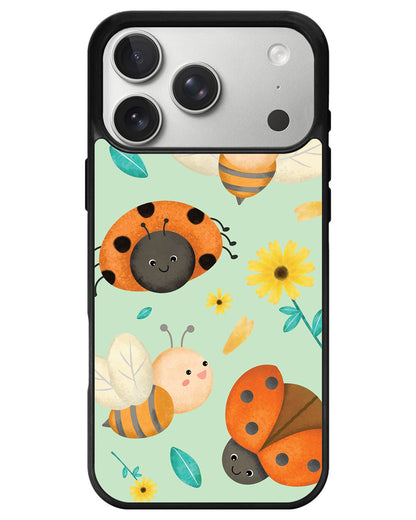 iPhone Avant-Gloss Grip Case - Lady Bug & Bee