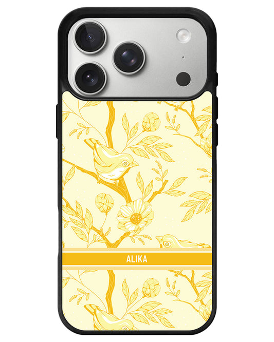 iPhone Avant-Gloss Grip Case - Lovebird Monochrome 2.0