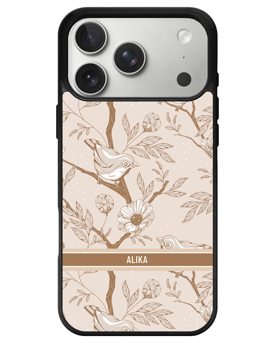 iPhone Avant-Gloss Grip Case - Lovebird Monochrome 3.0