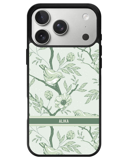 iPhone Avant-Gloss Grip Case - Lovebird Monochrome 4.0