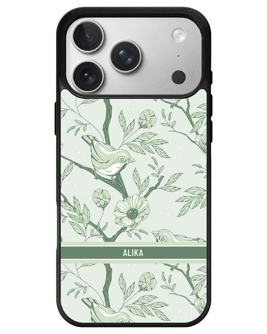 iPhone Avant-Gloss Grip Case - Lovebird Monochrome 4.0