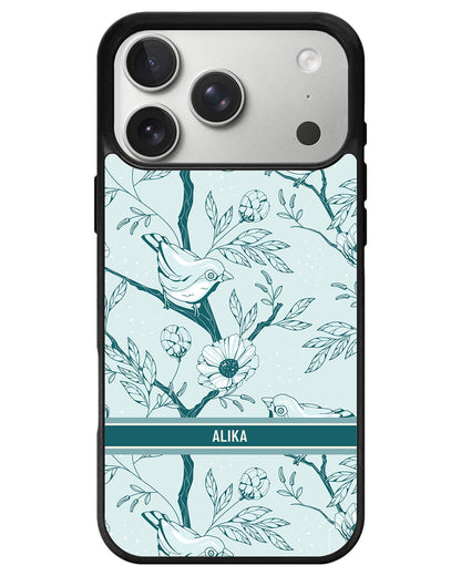 iPhone Avant-Gloss Grip Case - Lovebird Monochrome 6.0