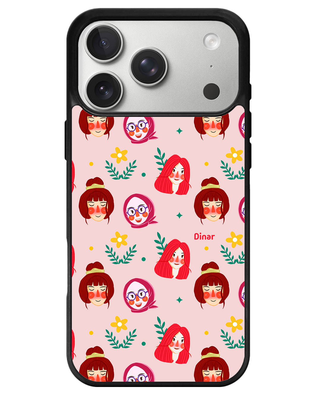 iPhone Avant-Gloss Grip Case - Lovely Faces