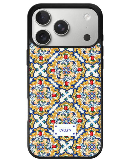 iPhone Avant-Gloss Grip Case - Majolica Portofino