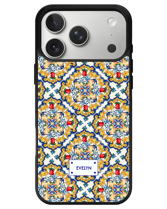 iPhone Avant-Gloss Grip Case - Majolica Portofino