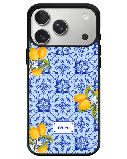 iPhone Avant-Gloss Grip Case - Majolica Sicily
