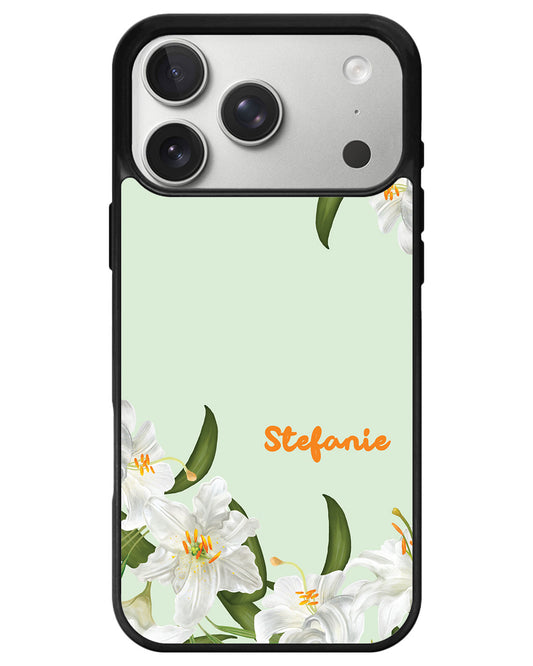 iPhone Avant-Gloss Grip Case - May Lily of the Valley