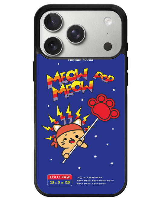 iPhone Avant-Gloss Grip Case - Meow Pop 1.0