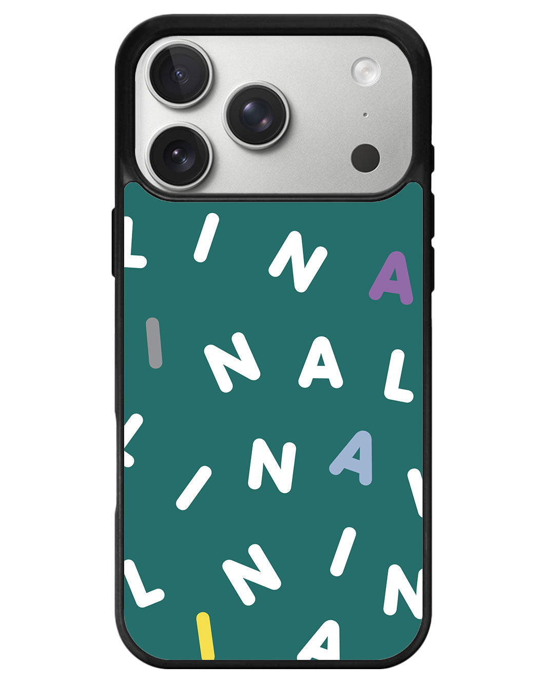 iPhone Avant-Gloss Grip Case - CUSTOM MONOGRAM 2.0 White