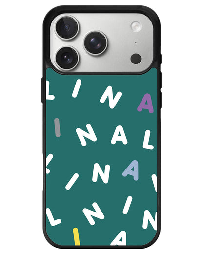 iPhone Avant-Gloss Grip Case - CUSTOM MONOGRAM 2.0 White