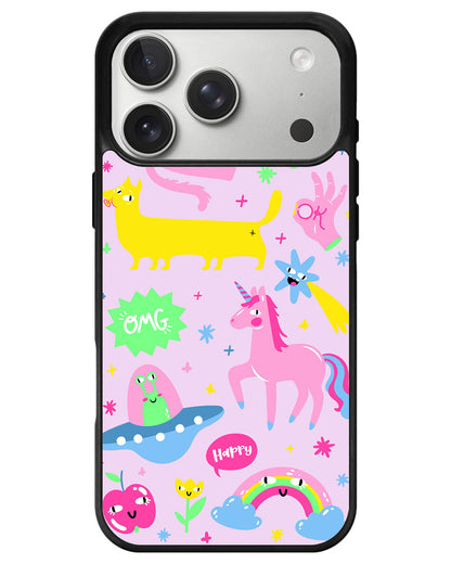 iPhone Avant-Gloss Grip Case - Monster Say Good Mood