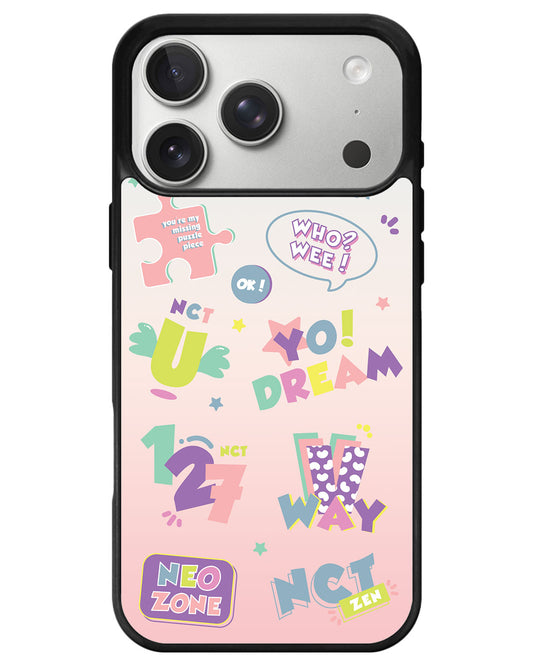 iPhone Avant-Gloss Grip Case - NCT Sticker Pack