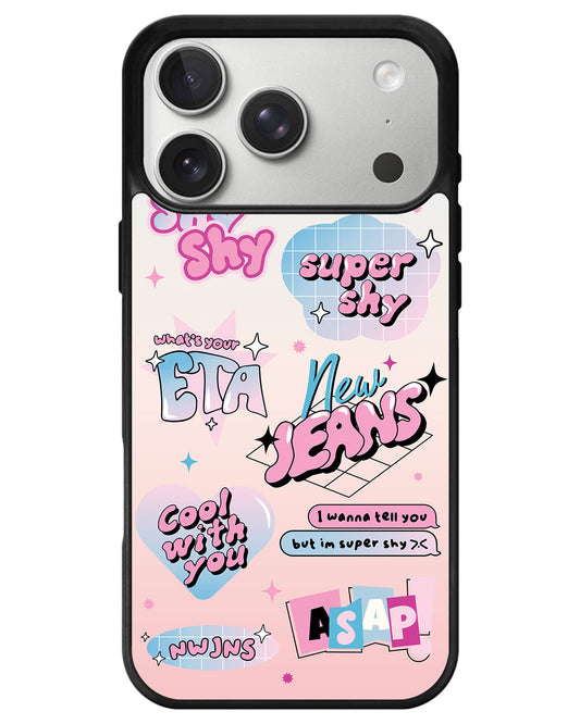 iPhone Avant-Gloss Grip Case - New Jeans Super Shy