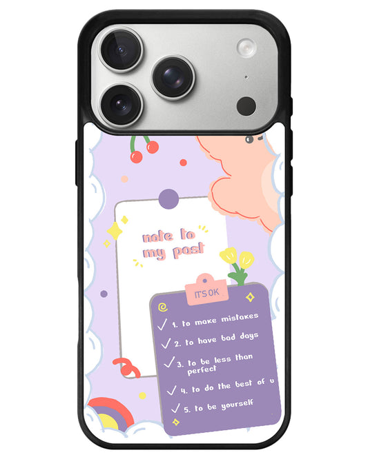 iPhone Avant-Gloss Grip Case - Note to My Past