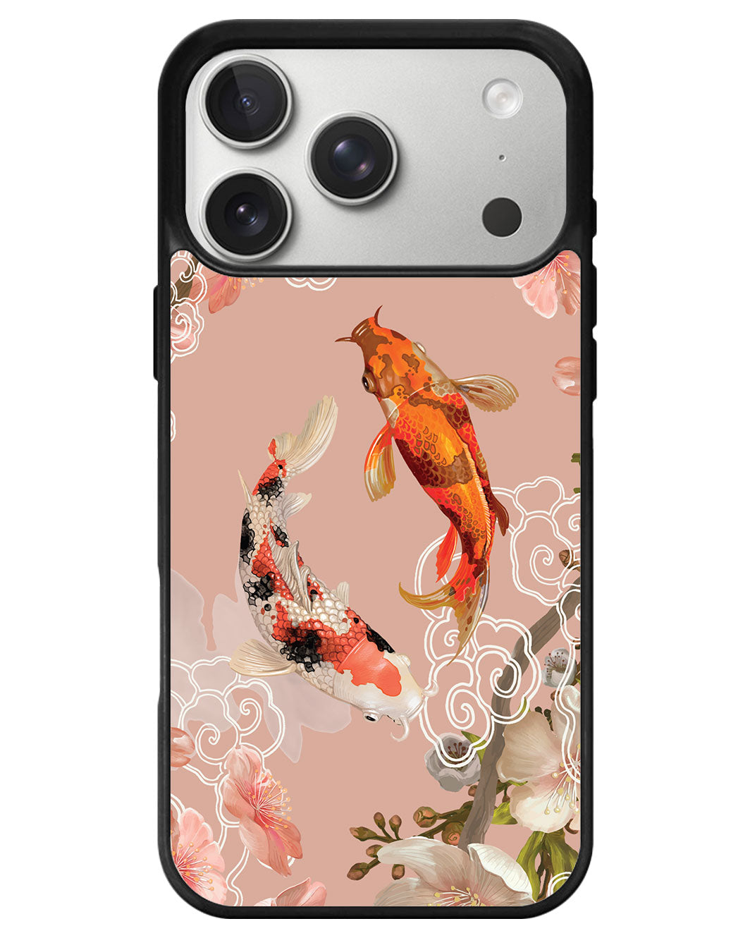 iPhone Avant-Gloss Grip Case - Oil Painting Koi