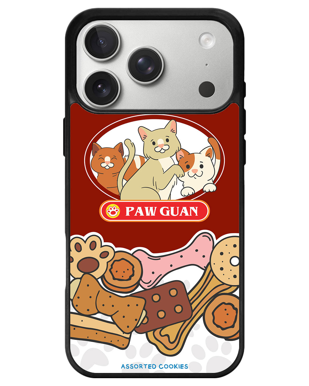 iPhone Avant-Gloss Grip Case - Pawguan Cat