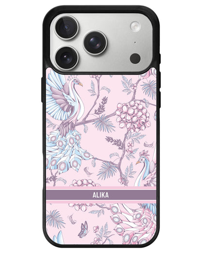 iPhone Avant-Gloss Grip Case - Peacock 2.0 Pink