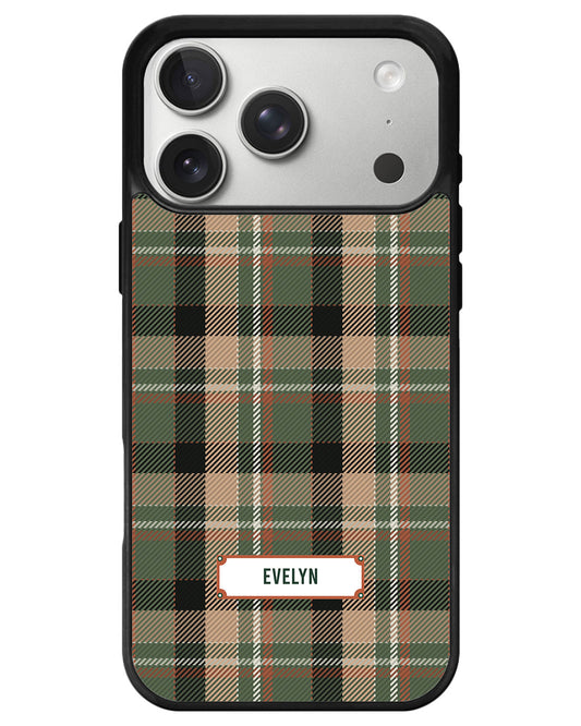 iPhone Avant-Gloss Grip Case - Peppermint Tartan