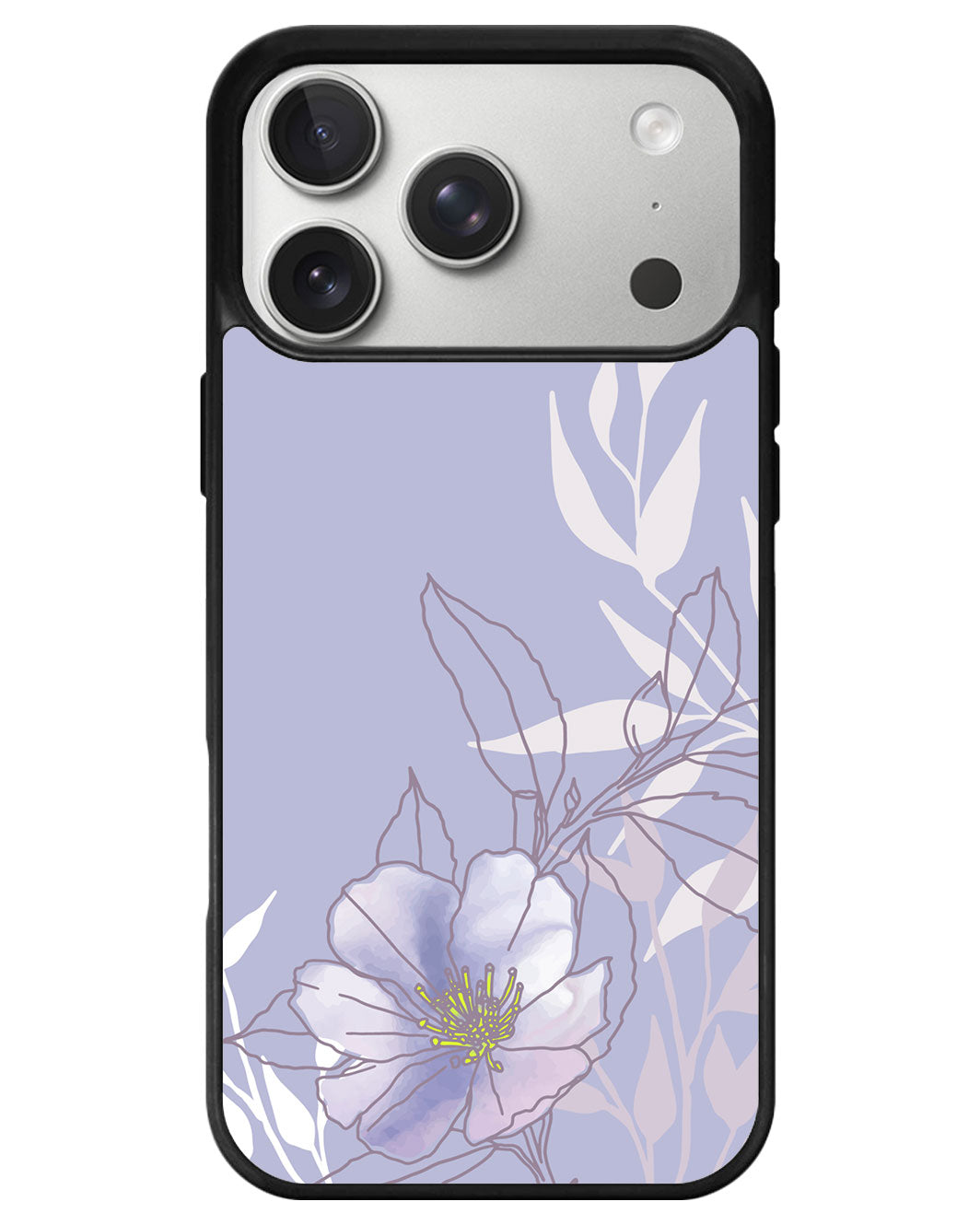 iPhone Avant-Gloss Grip Case - Purple Lily
