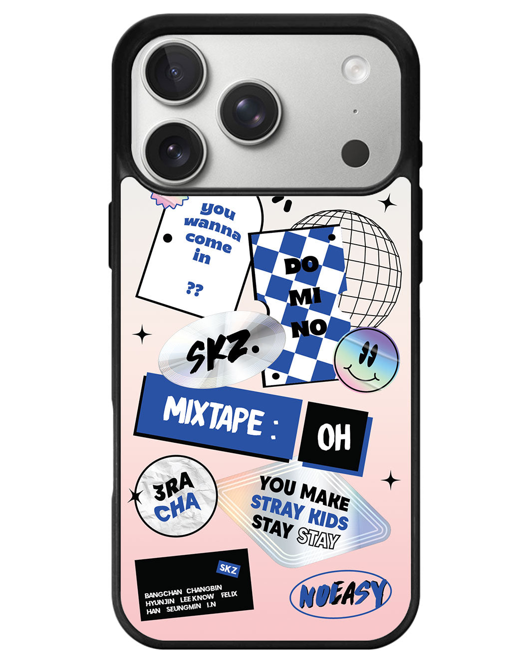 iPhone Avant-Gloss Grip Case - Stray Kids Sticker Pack