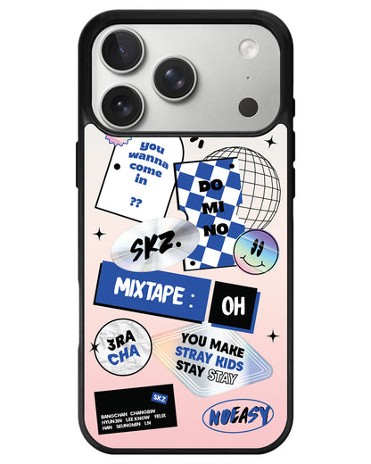 iPhone Avant-Gloss Grip Case - Stray Kids Sticker Pack