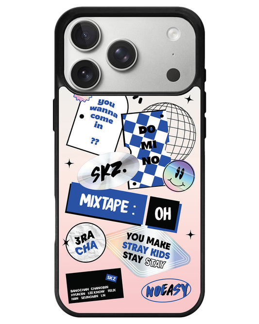 iPhone Avant-Gloss Grip Case - Stray Kids Sticker Pack