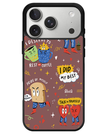 iPhone Avant-Gloss Grip Case - Selfless Love 3.0
