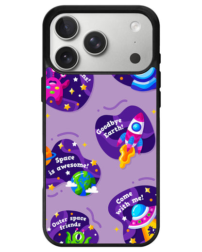 iPhone Avant-Gloss Grip Case - Space Traveller