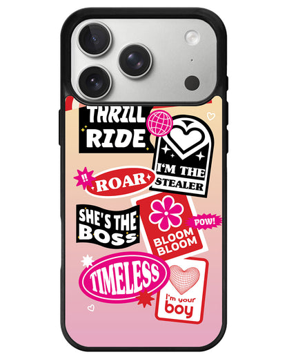 iPhone Avant-Gloss Grip Case - The Boyz Song Sticker Pack