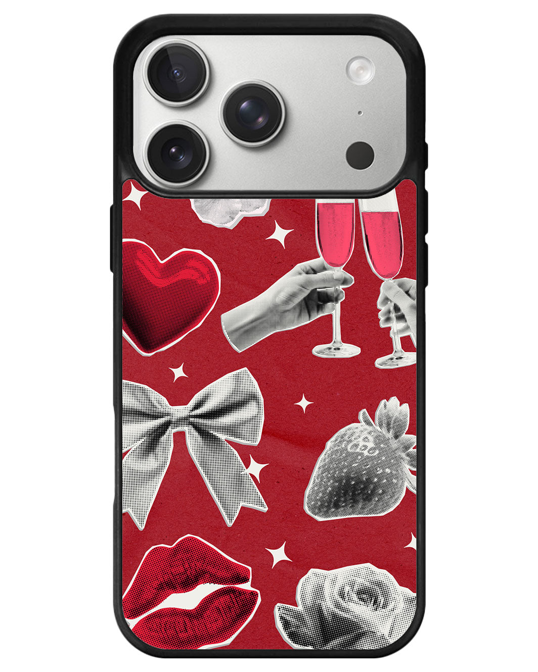 iPhone Avant-Gloss Grip Case - Coquette goth 1.0