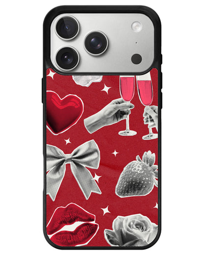iPhone Avant-Gloss Grip Case - Coquette goth 1.0