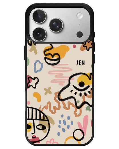 iPhone Avant-Gloss Grip Case - Abstract 3.0